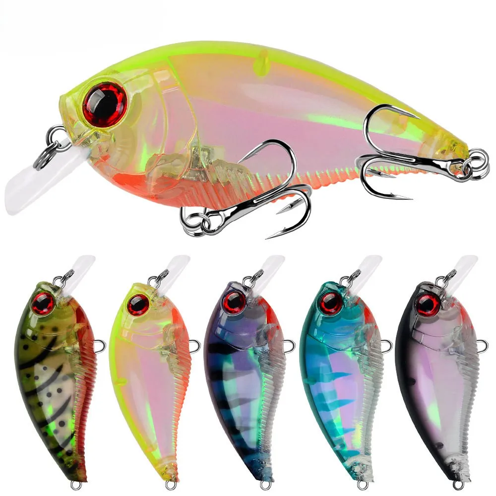 

Wide Wobble Crankbait Lure - 7.5cm 13g Floating Hard Bait with Durable Split Ring & 3D Eyes - for Bass Trout in Fresh/Salt Water