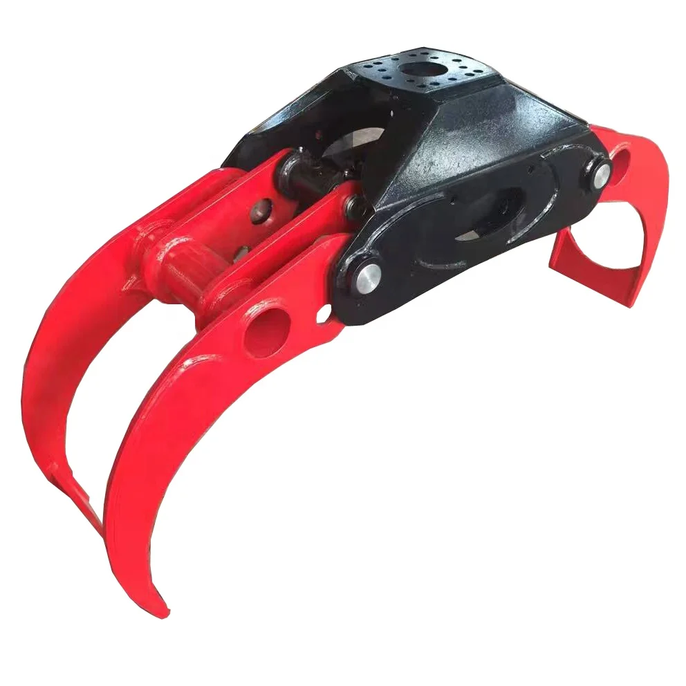 ELog Grapple حفارة صغيرة دوارة من الخشب مع دوار هيدروليكي #5