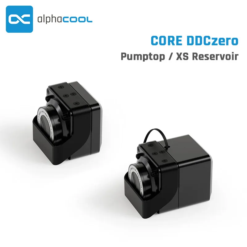 Alphacool Core DDCzero Pumptop With Pump,Compact DDCzero XS Reservoir Powerful PWM Pump For Water Cooling Loop Build