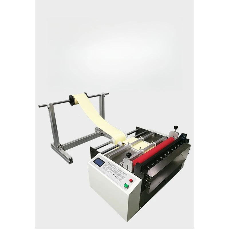 

Double-layer plastic film cutting machine, slitting machine, heat sealing machine