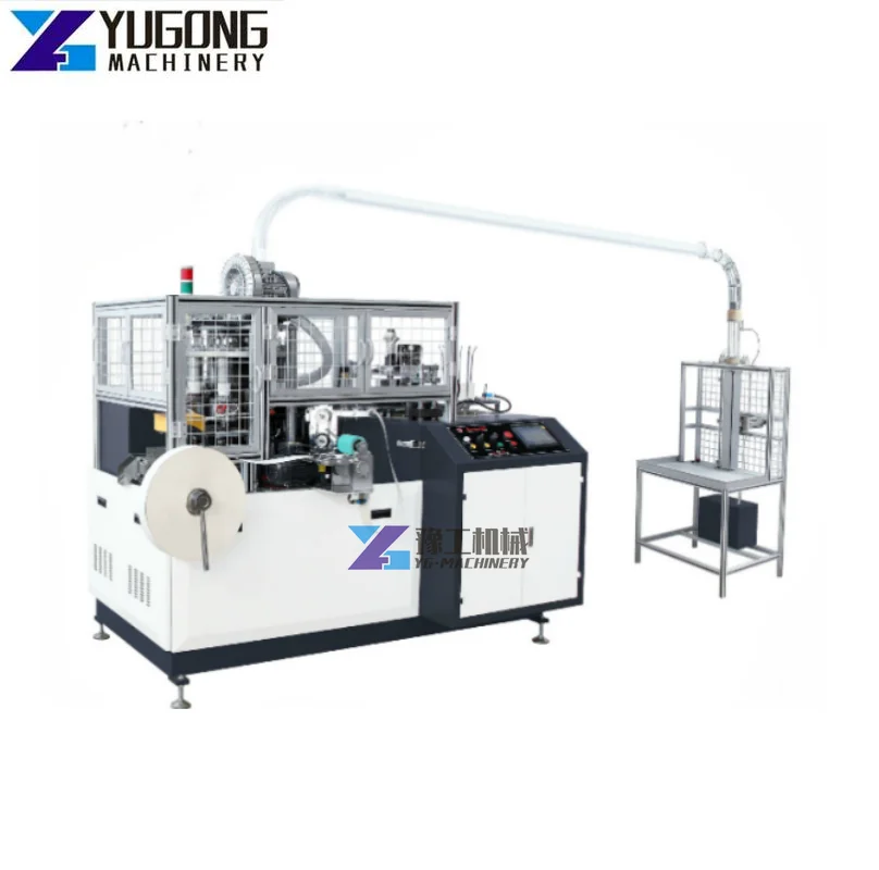 High Speed 100pcs/min Disposable Paper Cup Machine Automatic Disposable Paper Bowl Cup Making Machine