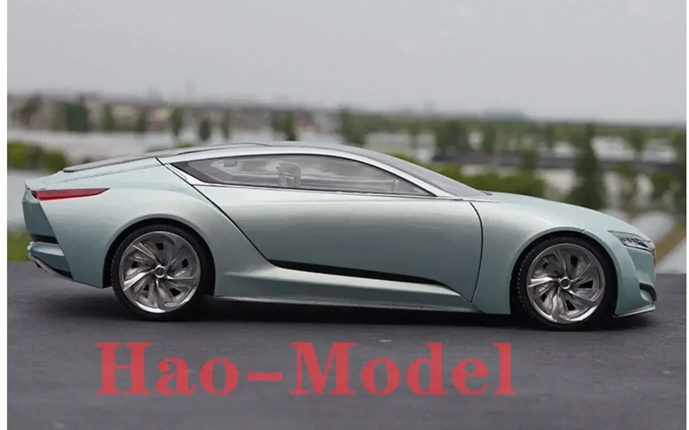 1/18 For Shanghai GM BUICK RIVIERA Alloy Diecast Model Car Boys Girls Toys Kids Gifts Hobby Display Ornaments Collection Blue