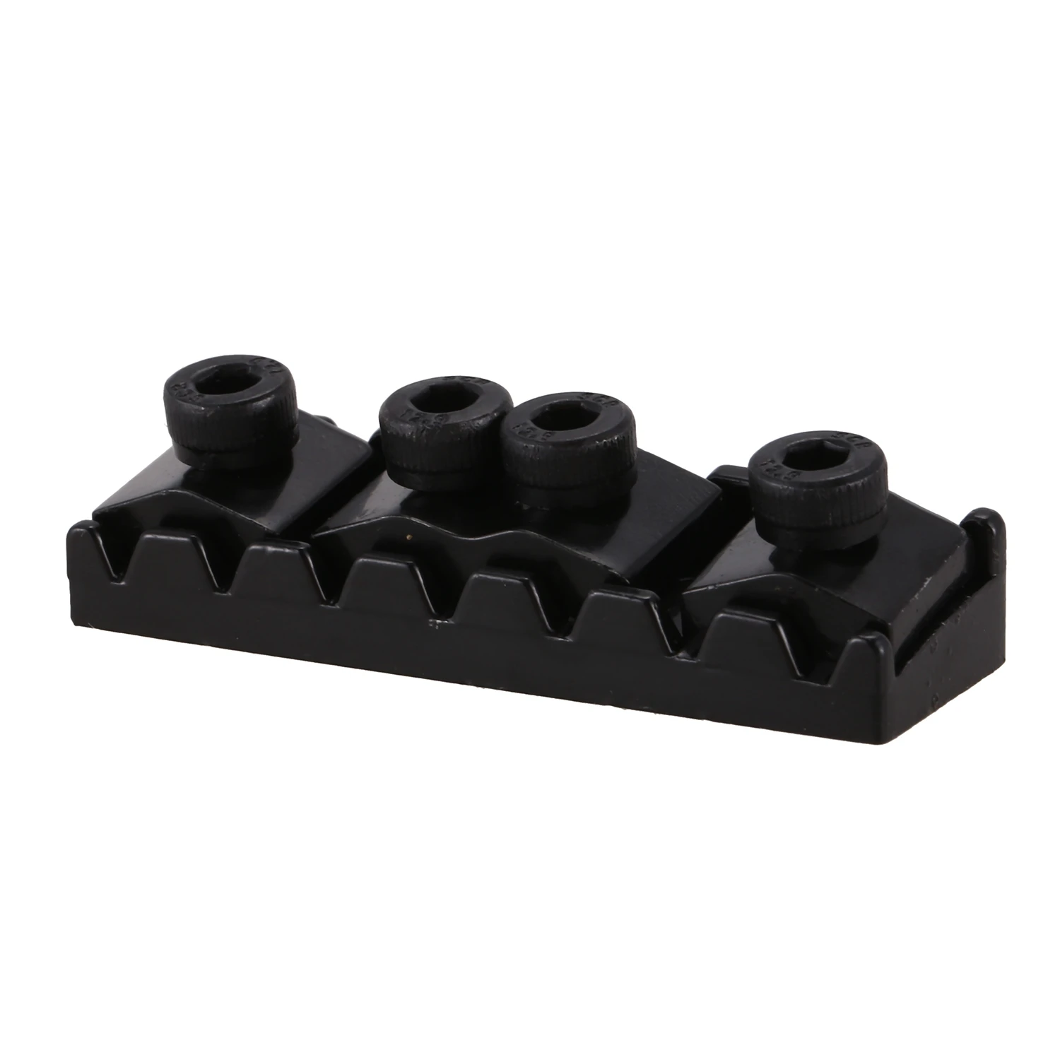 7 String Locking Nut Electric Guitar Nut Tremolo Bridge 48mm (Black)