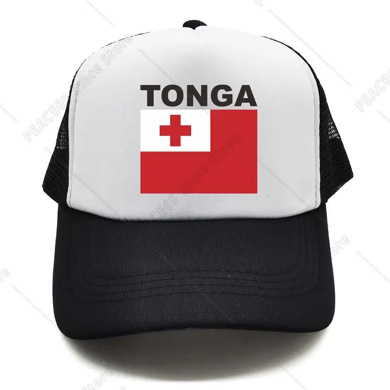 

Tonga Trucker Cap Summer Men Cool Country Flag Hat Baseball Caps Unisex Outdoor Mesh Net Caps