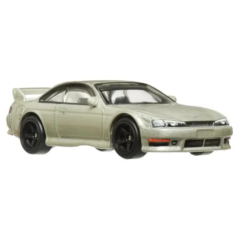Mattel-coche Original Hot Wheels Premium 2024, modelo de juguete de cultura "slide Street 2" Nissan 240Sx S14, coches fundidos a presión