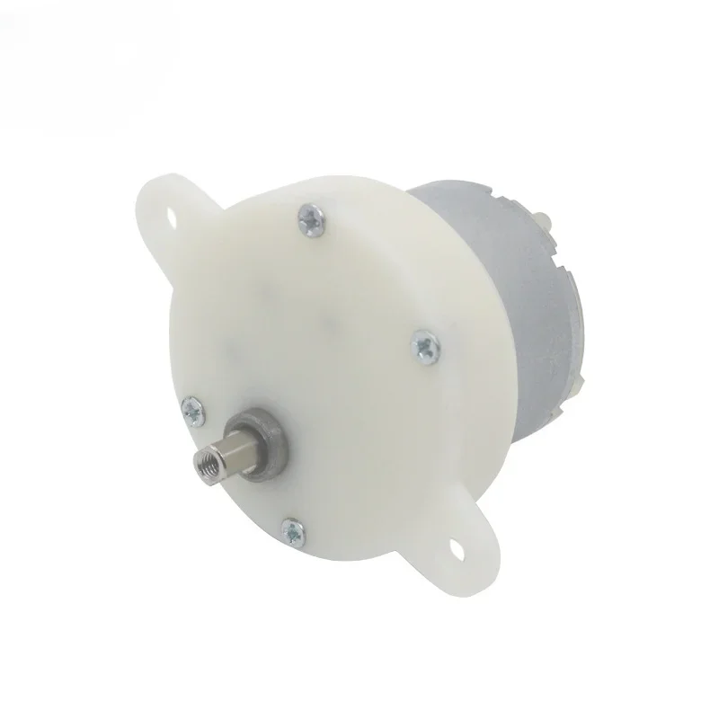 24V 10RPM Slow Speed Mini Geared Motor Plastic Mute Gear Box Electric DC Motor Reducer For Vending Machine Display Stand