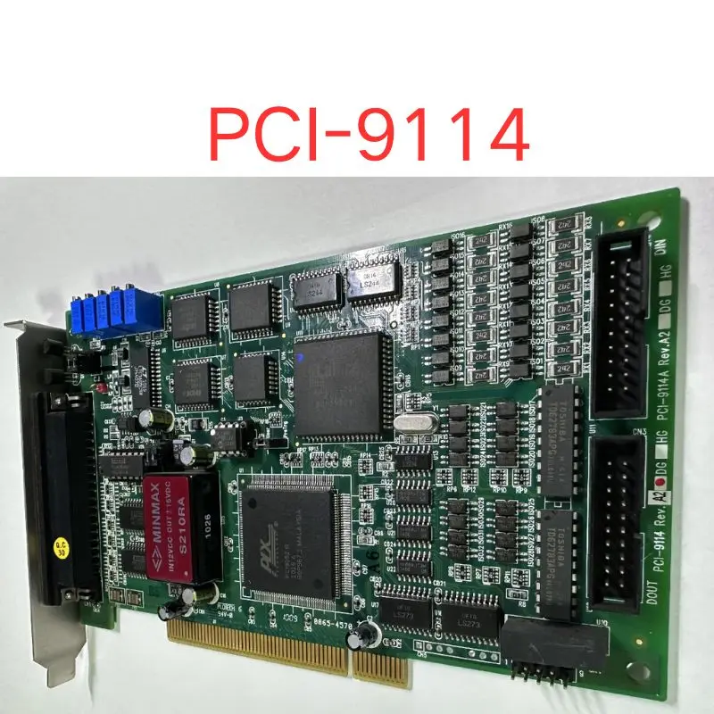 Used PCI-9114 REV.A2 32 channel PCI-9114DG acquisition card Test OK Fast Shipping