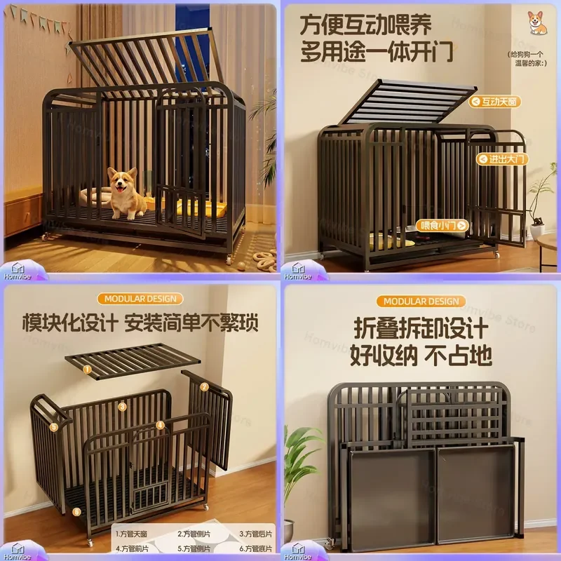 large-dog-cage-indoor-pet-crate-heavy-duty-metal-wire-kennel-with-removable-tray-for-small-medium-large-dogs-cats-puppy-house