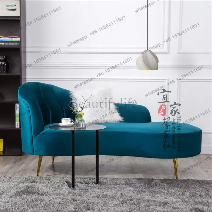 Light luxury concubine chair sofa beauty couch simple bedroom single chair
