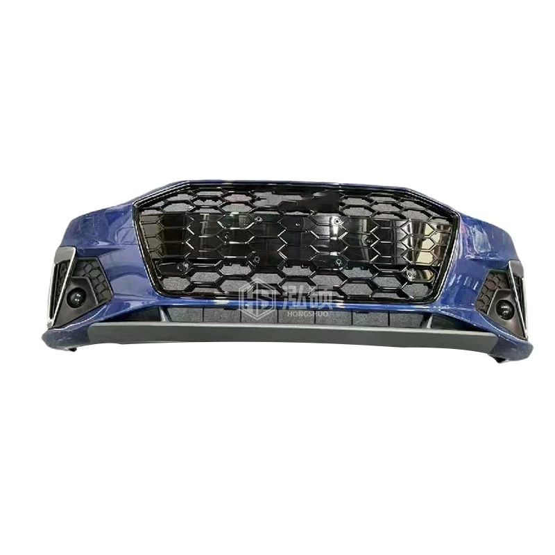 Car Bumper Low and Cheap for 2020-2023 A4 Front Assembly Front Expense Bar Assembly Electronic Fan, Radiator
