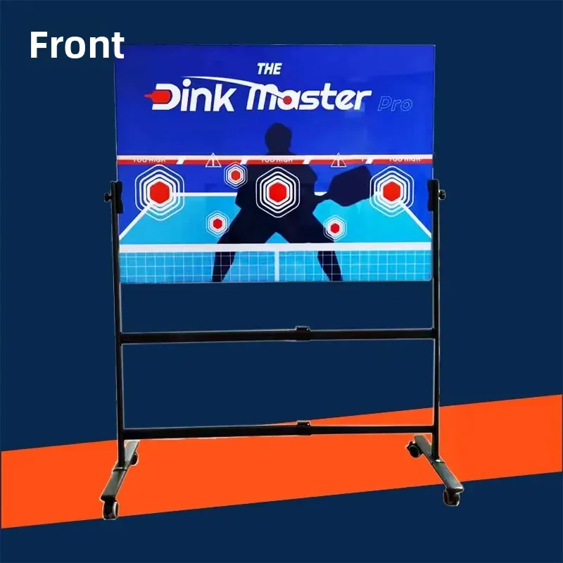 Pickleball Training Board 110x85cm Double Sided Wood Plastic Composite Professional Rebound Wall for Solo Practice
