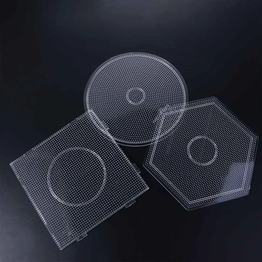 1개입 직소 퍼즐 교육용 장난감 피규어 재료 보드 투명 페그보드 DIY 비즈 템플릿 퍼즐 템플릿