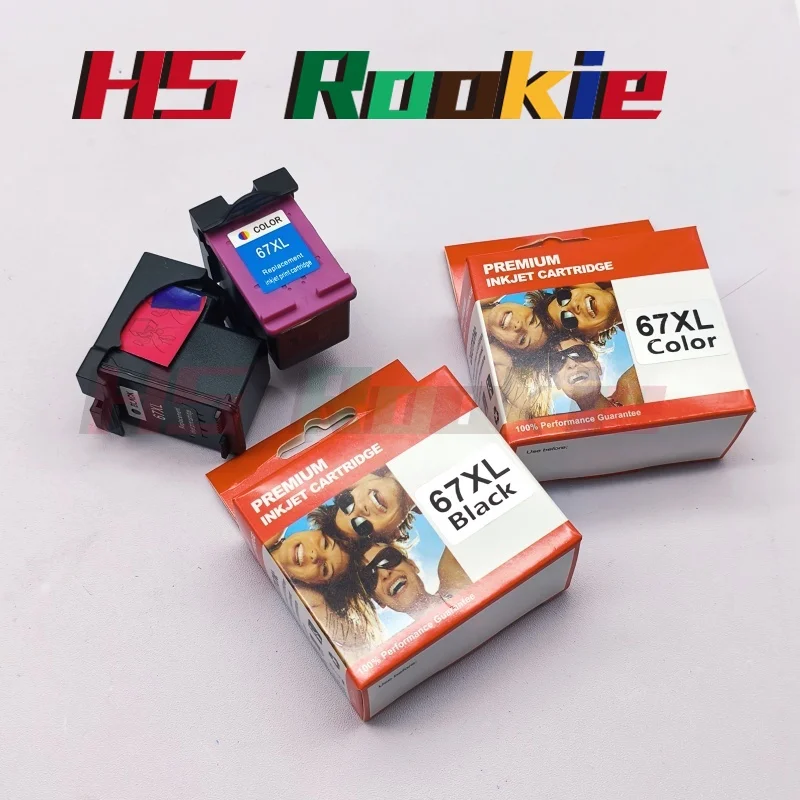 

67 XL Compatible Ink Cartridge For HP 67XL Envy 4140 4152 4155 4158 1225 2732 2752 1225 2774 6052 6055
