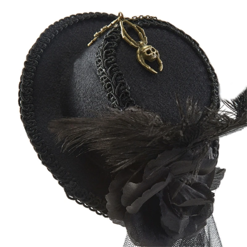 Steampunk Hats For Women With Veil Steampunk Time Hat Halloween Party Steampunk Top Hat Steampunk Accessories Dropship