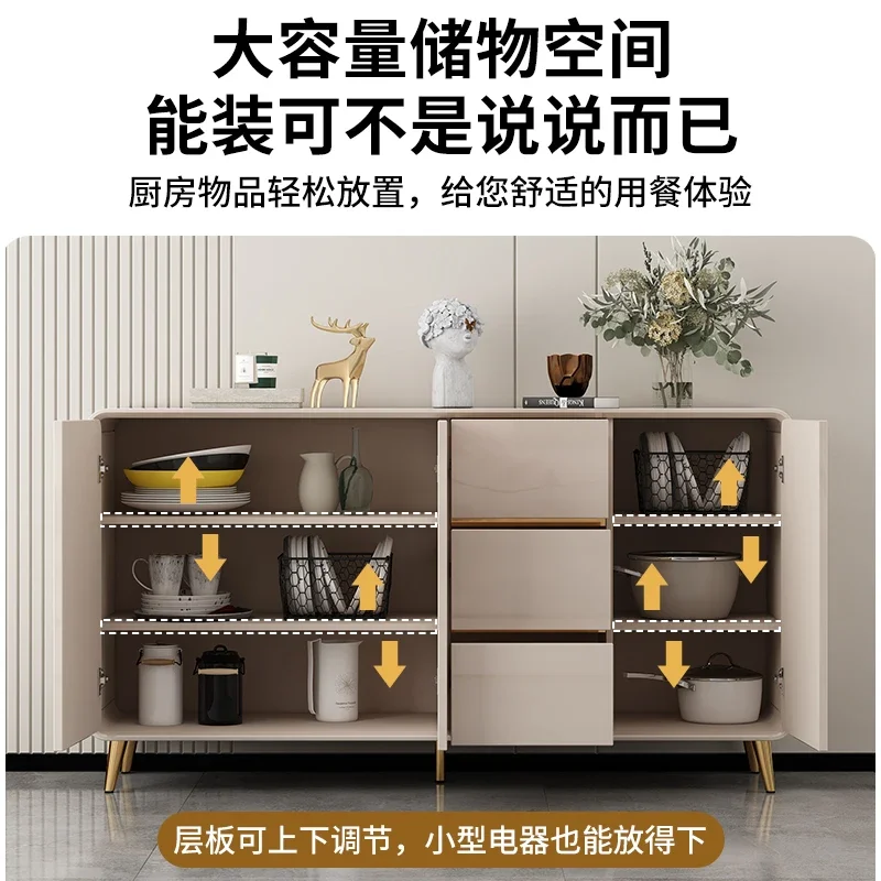 dining side cabinet modern simple living room integrated wall kitchen tea side cabinet locker