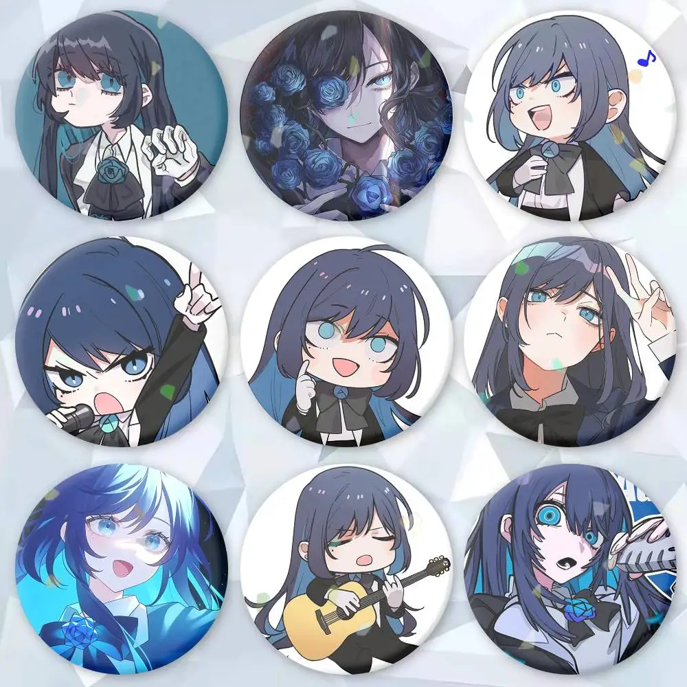 

Popular Virtual Singer A-Ado Button Pins Backpack Clothing Decor Brooch Badge Jewelry Gifts for Kids