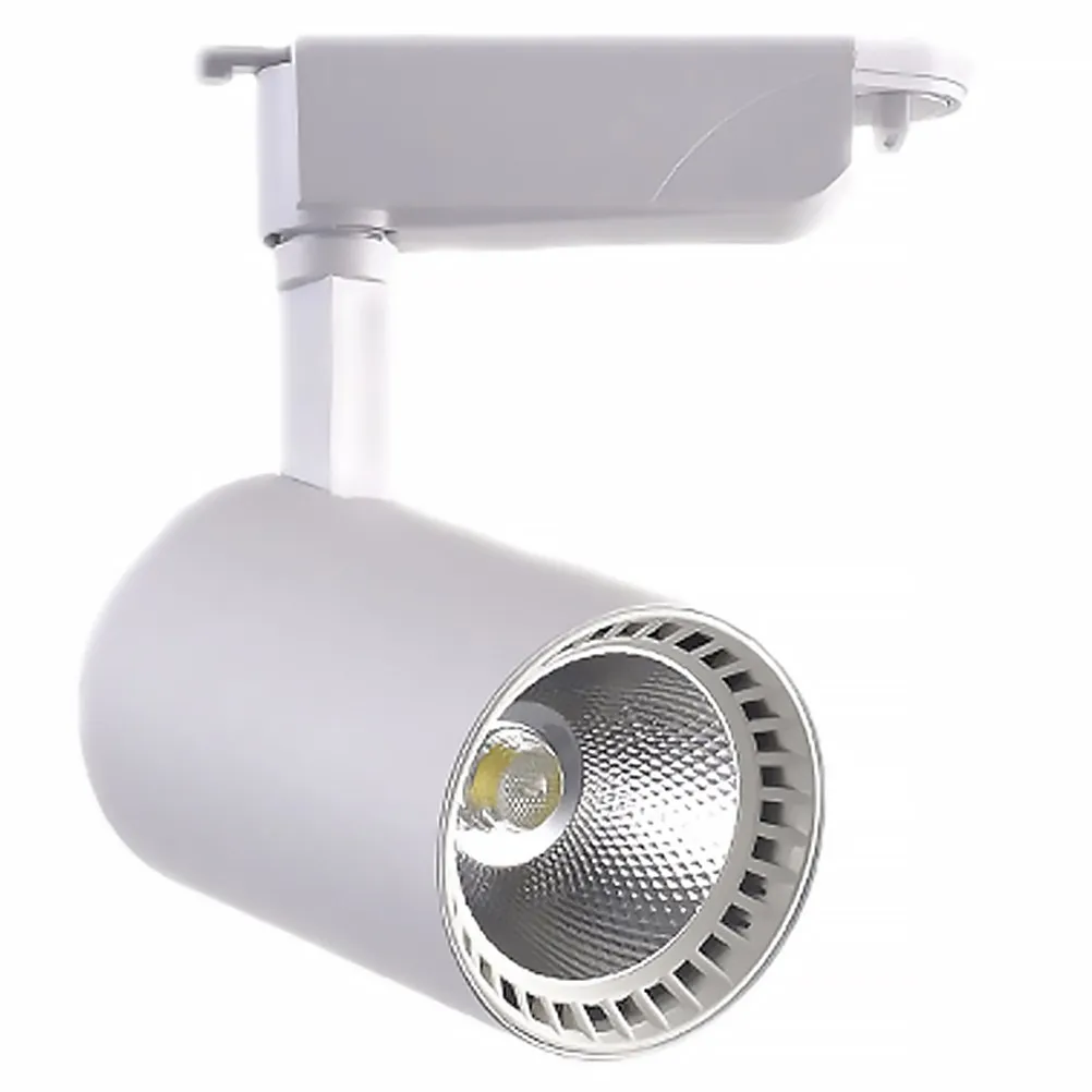 20W LED Track Light Adjustable White Spotlight for Clothing Shop Showcase Exhibition Accent Lighting