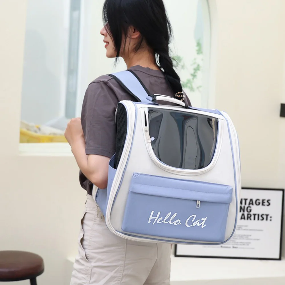 Portable Pet Carrier Bag Backpack Handbag Small Cats Dogs Outdoor Breathable High-Capacity Kitten Carrying Cat Dog Bag Backpacks