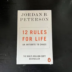 12 Rules for Life:An Antidote To Chaos By Jordan B. Peterson English Reading Books