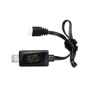 3S 11.1V 2A USB-oplader voor afstandsbediening auto's, schepen, drones, luchtpistolen en RC speelgoed 11.1V batterij USB-oplaadkabel