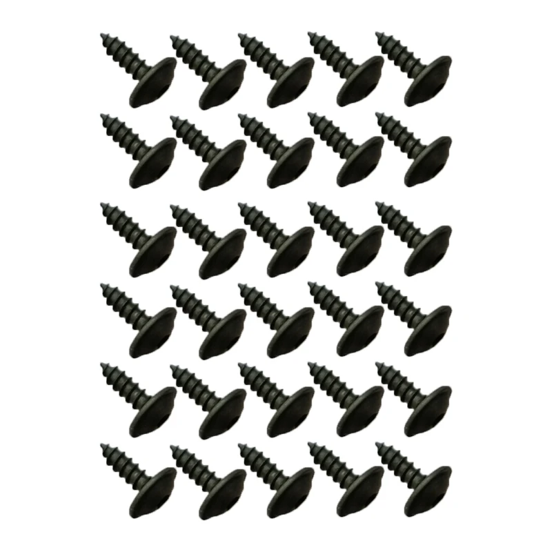 30Pcs Car Engine Cover Self-tapping Screw Anti-rust Metal Screws Car Accessories for Golf N90974701