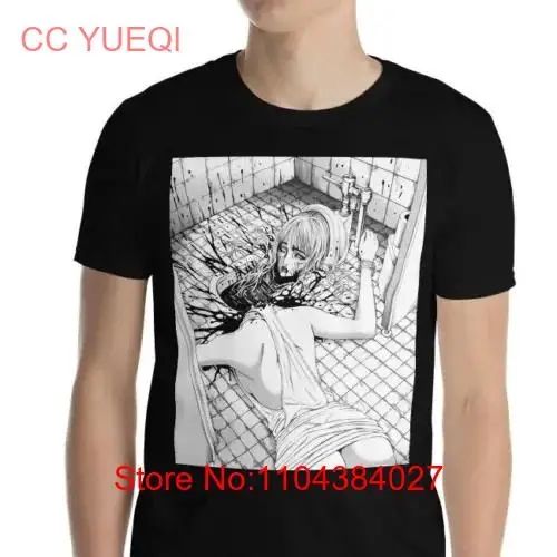 Anime girl Horror Manga Creepypasta Horrific  T Shirt long or short sleeves