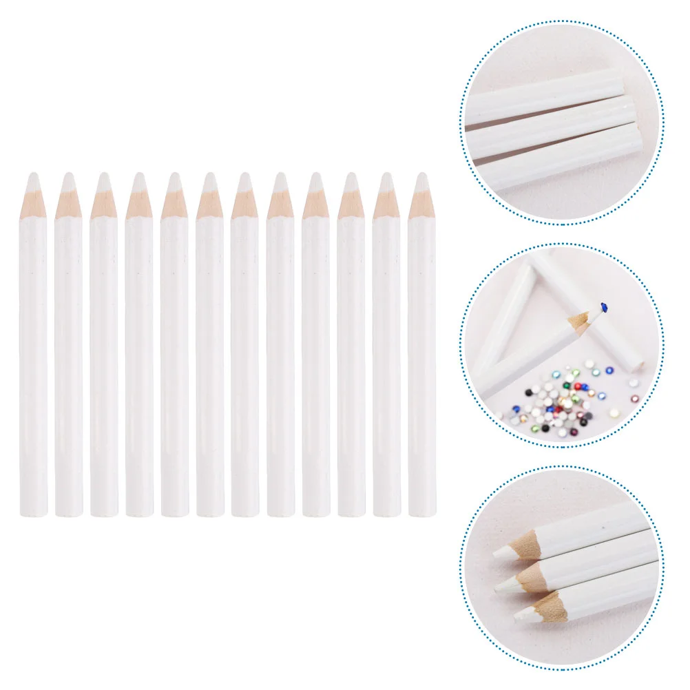 20 Pcs Nail Point Drill Pencil Picking Lead Pencils DIY Manicure Special Tool Accessories Beads Creative Crystal Diamond