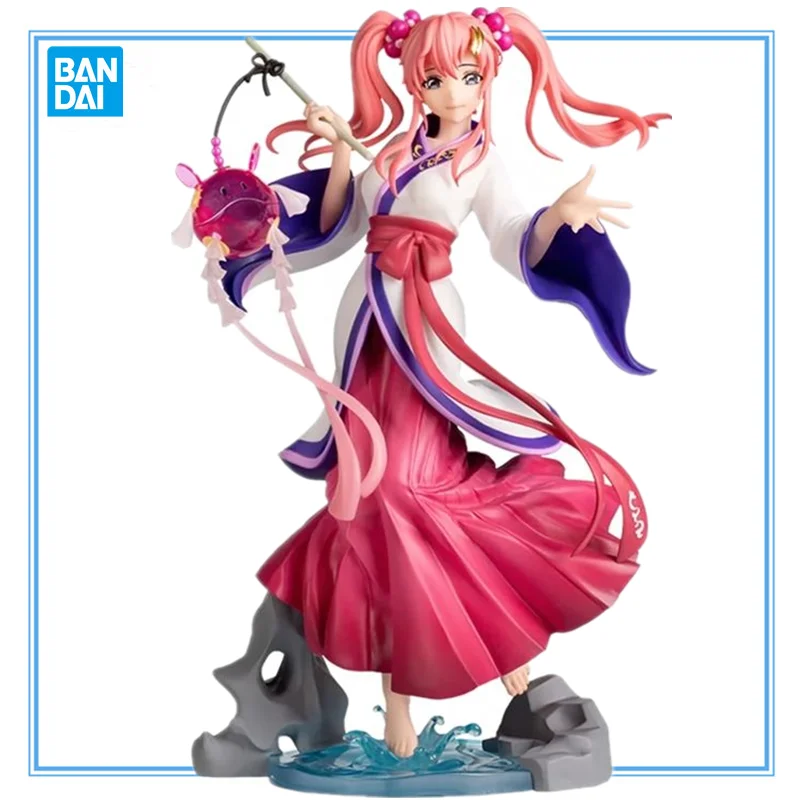 

In Stock Original BANDAI BN Figure GUNDAM SEED Lacus Clyne PVC Anime Figure Action Figures Model Toys