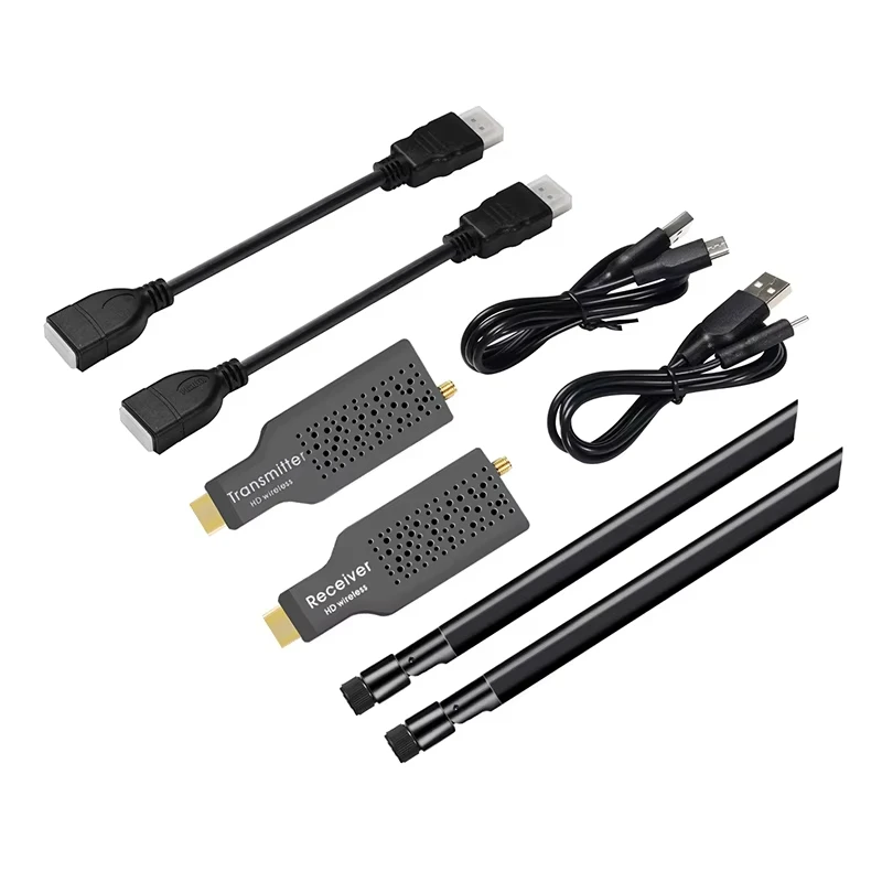 

5,8G беспроводной HD-видеопередатчик приемник дисплей ключ беспроводной AV-удлинитель адаптер для ПК ноутбука к ТВ-проектор монитор