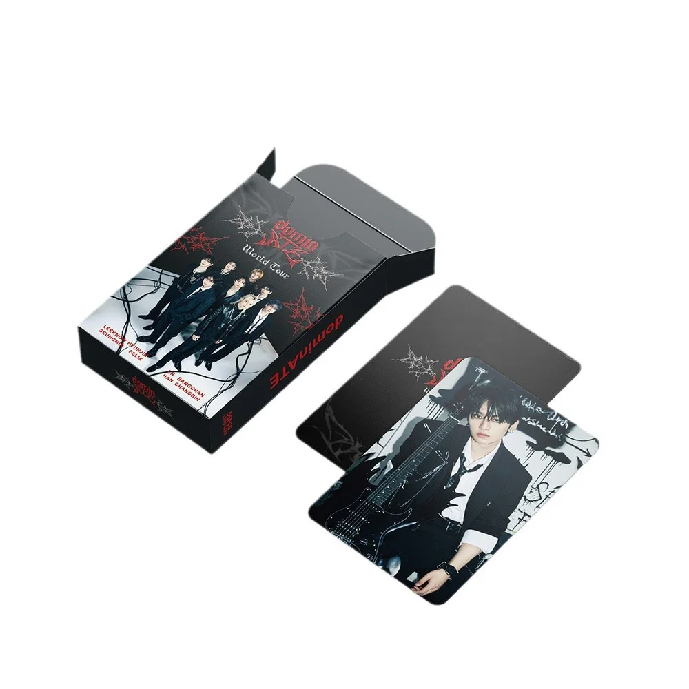 55pcsKPOP Stay ATE Domin Wold Tour Merch Photocard Album Lomo Crads Bangchans Photobook Fan Collection Card Poster Postcard Gift image 4