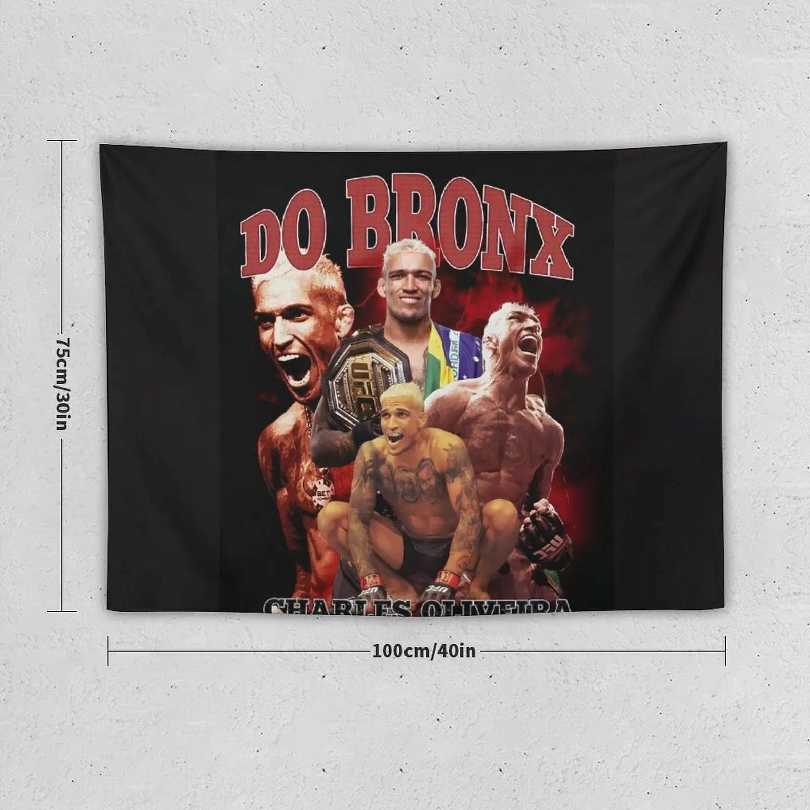 Charles Oliveira Do Bronx Charles Oliveira T shirt Charles Oliveira Tapestry Wallpaper Bedroom Decoration Room Tapestry