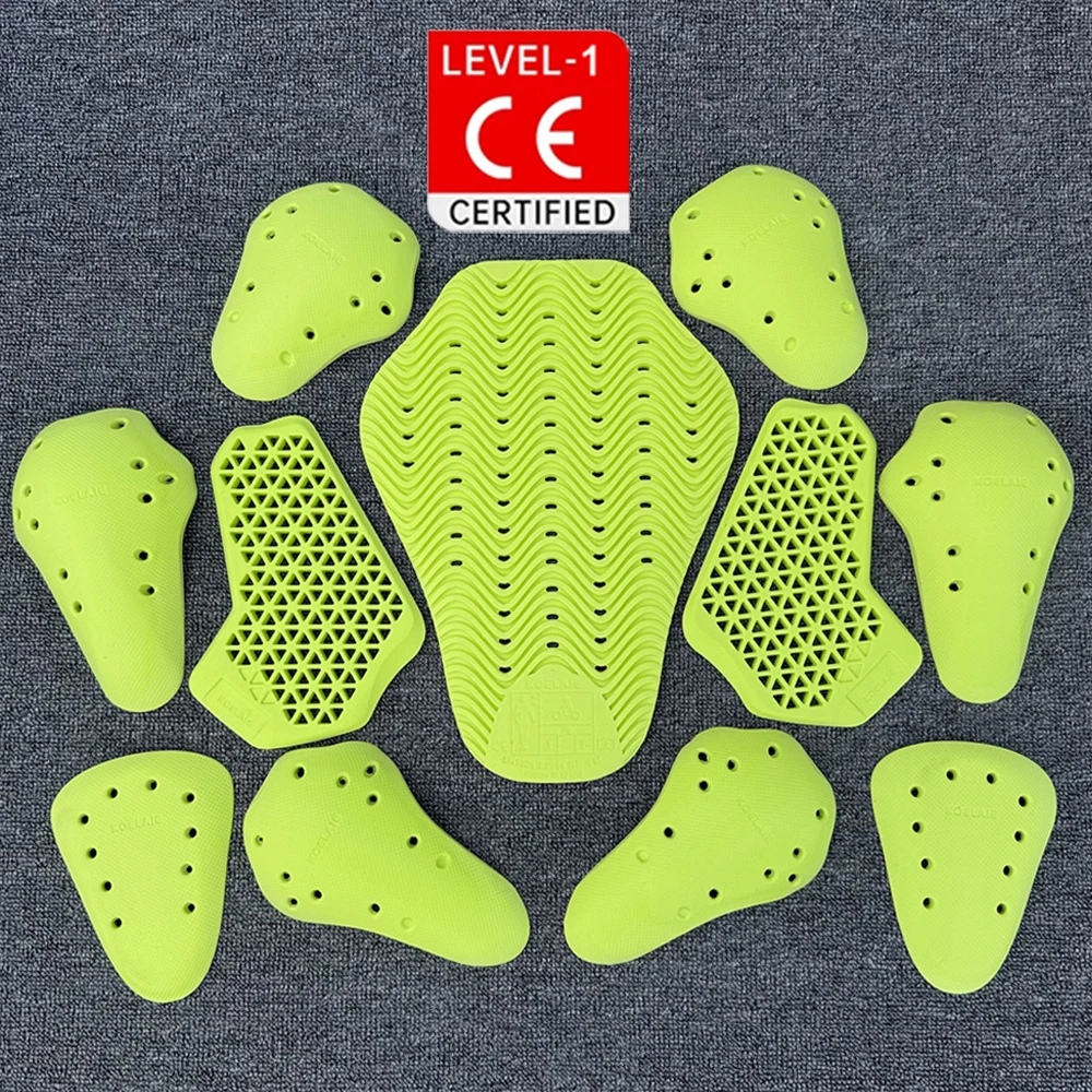 

CE Motorcycle Protective Gear Insert Back Protection Motocross Jacket Protector Shoulder Pads Elbow Pad Motorcycle Equipment
