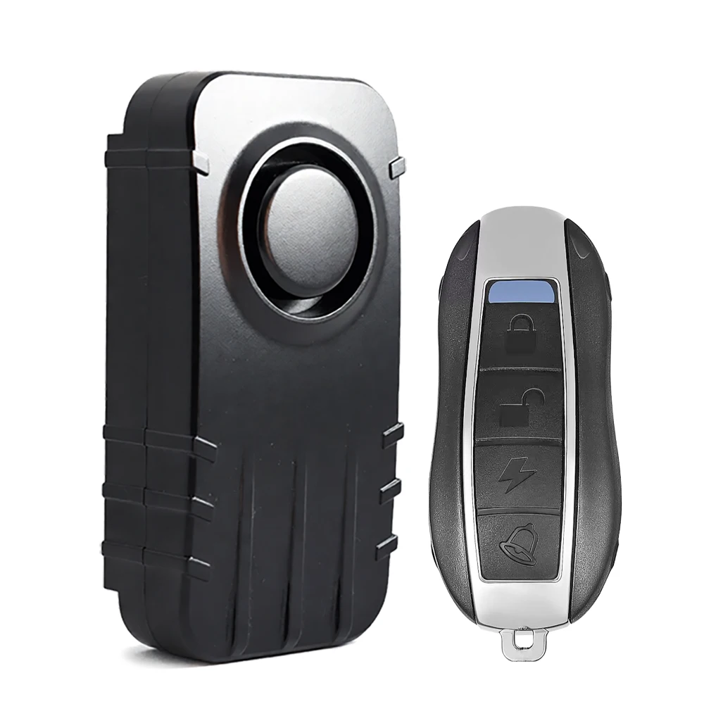 

Wireless Vibration Bike Alarm Anti-Theft Door & Window Alarm with Remote Control 110dB Loud Security Alarm for Home And Bicycle