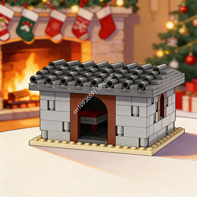 

551pcs MOC DESERT TRAVELLERS LODGE City Model Building Blocks Toy Construction DIY Creative Education Festival Gift Idea
