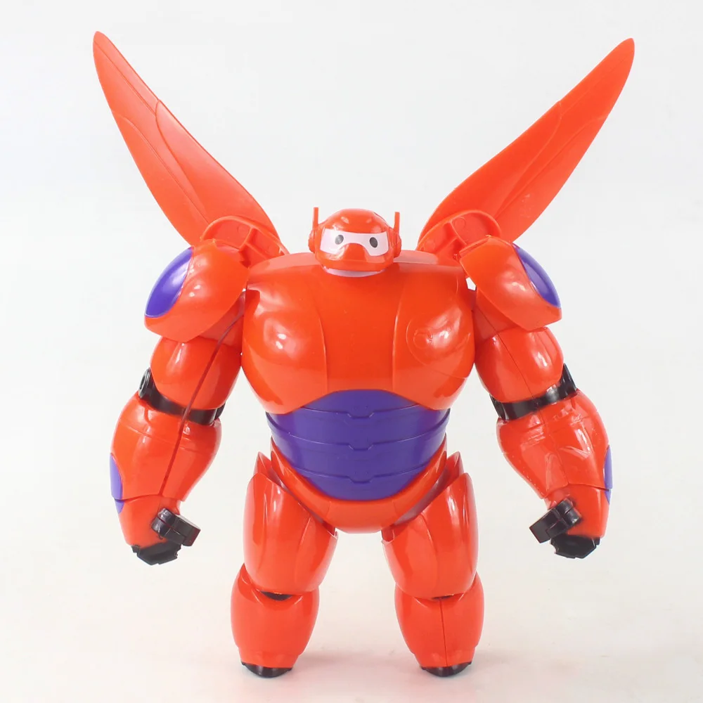 Nova moda presente do feriado crianças brinquedos 16cm grande herói 6 baymax robô figura de ação filme dos desenhos animados baymax armadura removível crianças brinquedo