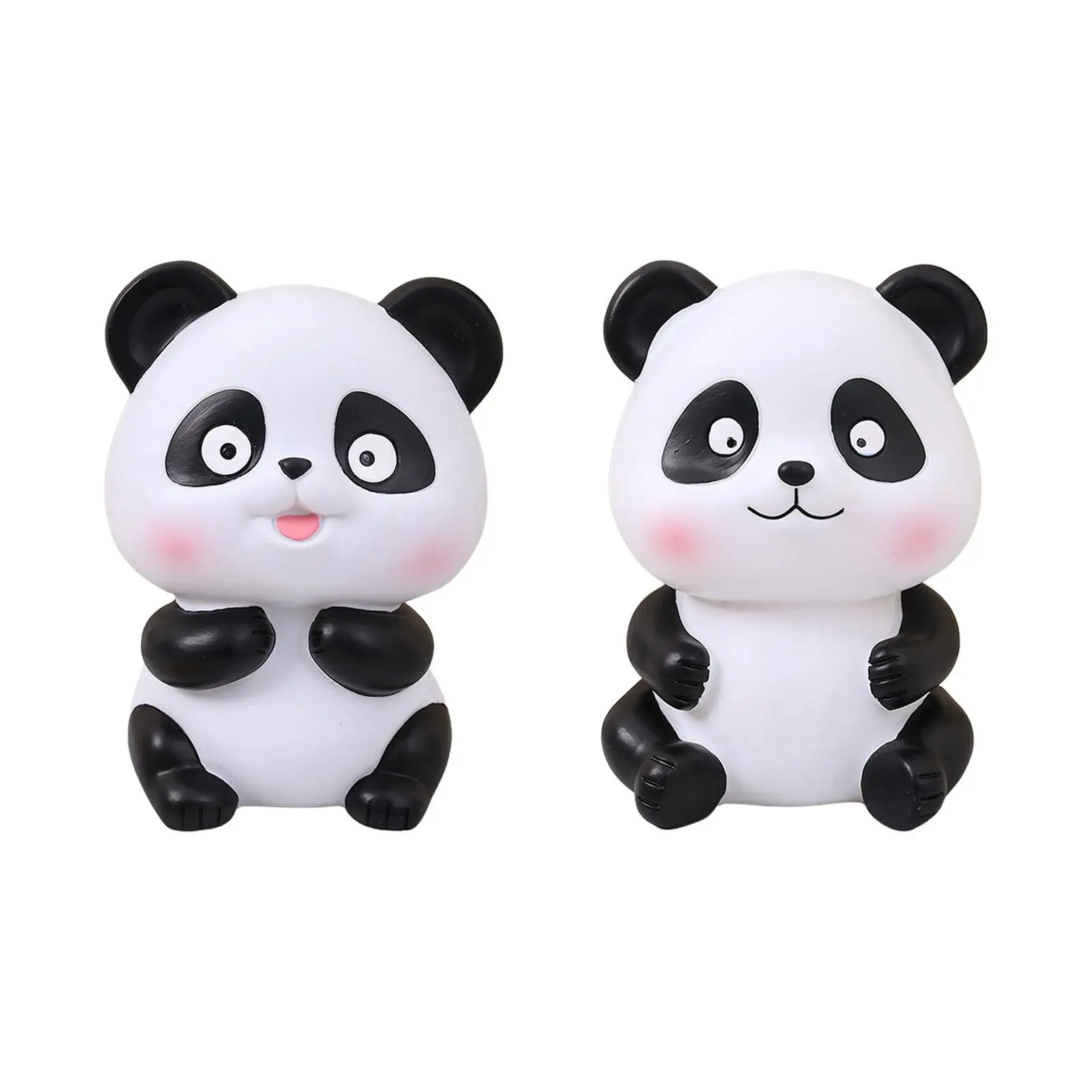 

Money Bank Shatterproof Adorable Panda Sculpture for New Year Souvenir Gift