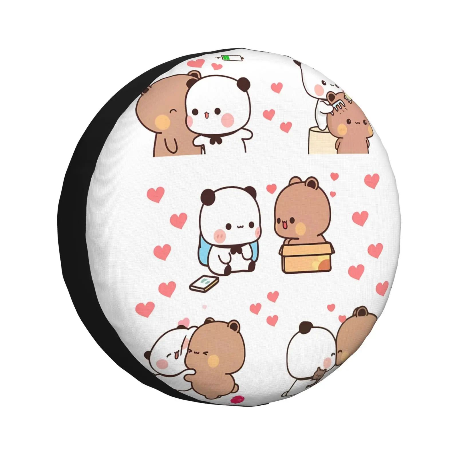 

Изготовленный на заказ чехол для запасного колеса Peach And Goma Bubu Dudu Balloon для автомобиля Mitsubishi 4x4, защитные чехлы для колес 14 дюймов, 15 дюймов, 16 дюймов, 17 дюймов