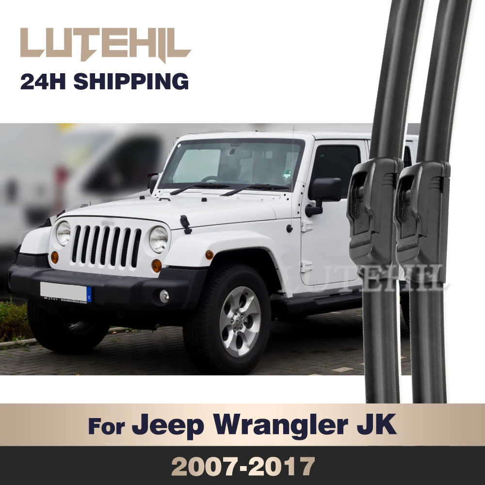 

For Jeep Wrangler JK 2007-2017 2008 2009 2010 2011 2012 2013 2014 Wiper Front Wiper Blades Windshield Windscreen Window 16"+16"