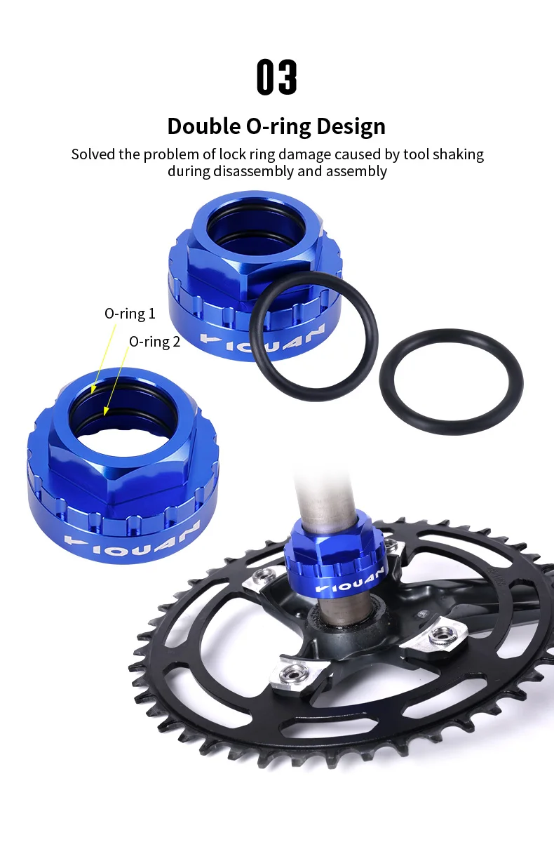 Fahrradreparaturwerkzeuge Fahrrad 12S MTB Kettenblatt Demontagewerkzeug für SHIMANO M7100/M8100/M9100 – Detail 5