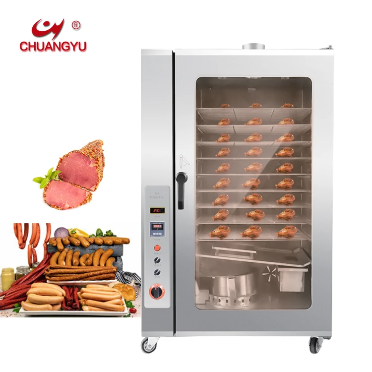 

Chuangyu Meat Products Cooked Sausage Roast Chicken Smoker Sausage Chicken Smoker Making Machine