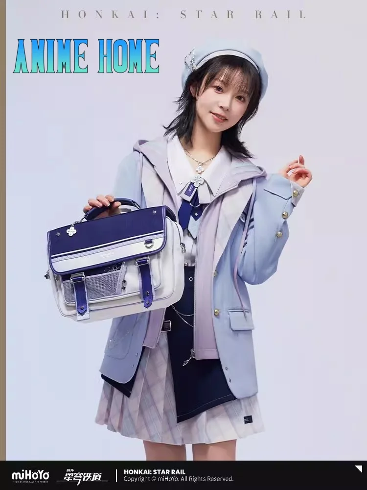 

miHoYo Official Game Honkai: Star Rail March 7th Uniform Bag For Women Men Handbag Shouder Bag Casual JK Props Cosplay Gift Cool