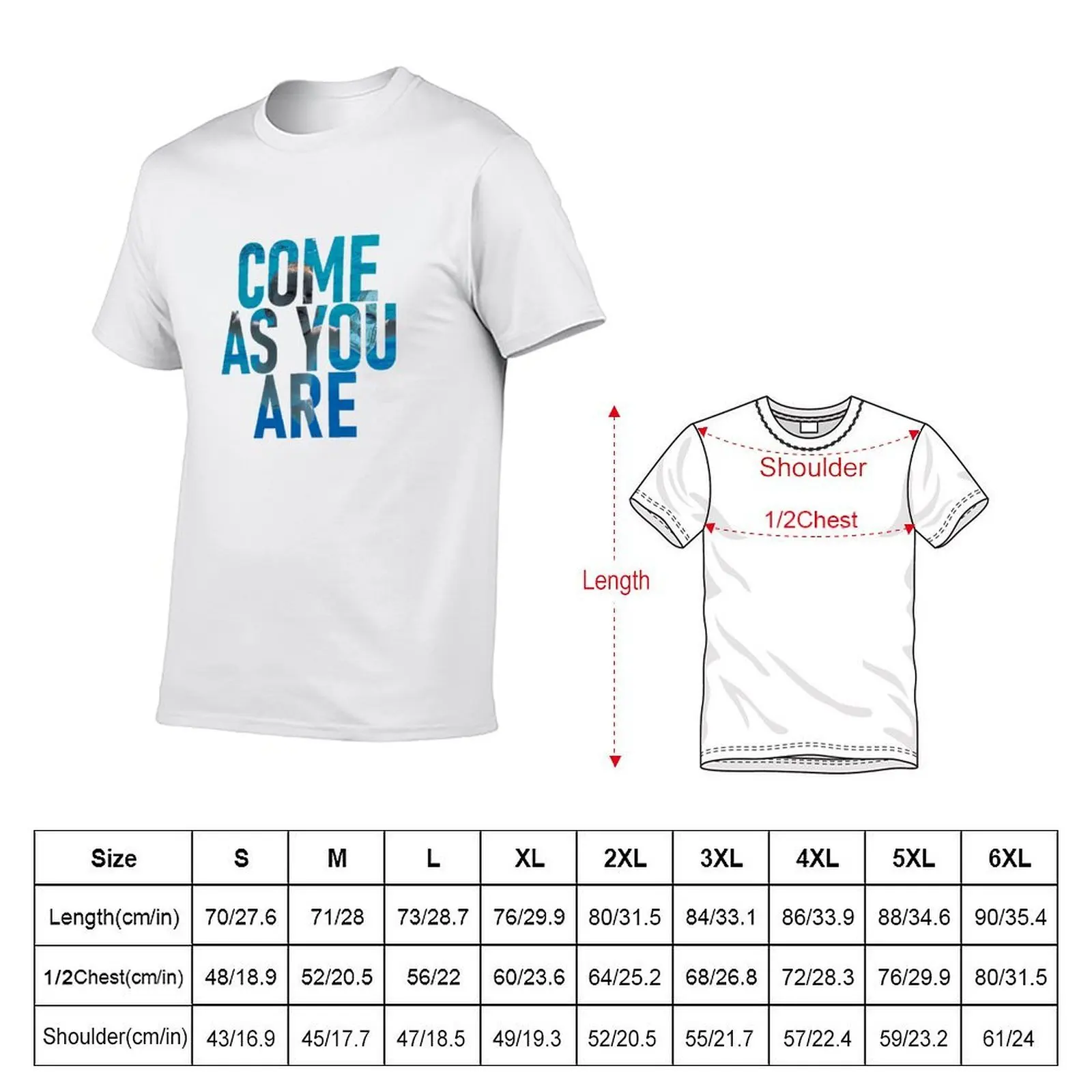 Come As You Are T-Shirt black cotton t-shirt plain for man package t shirts for man graphic funny T-Shirt