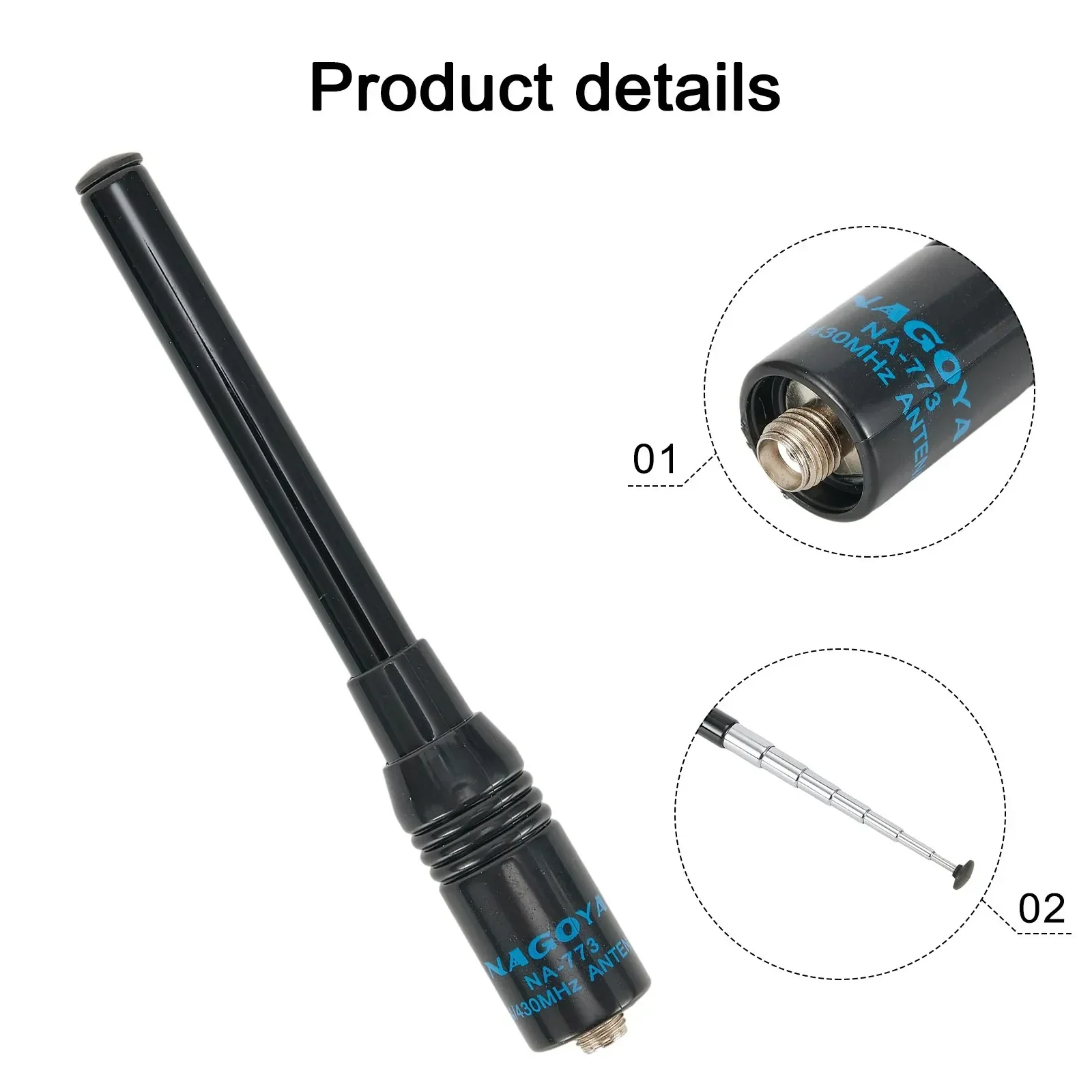 For Baofeng UV-5R UV-B5 82 Antenna 2.15db/3.0db SMA-Female Black 10 W NA-773 BF-888s Radio New Durable Hot Practical