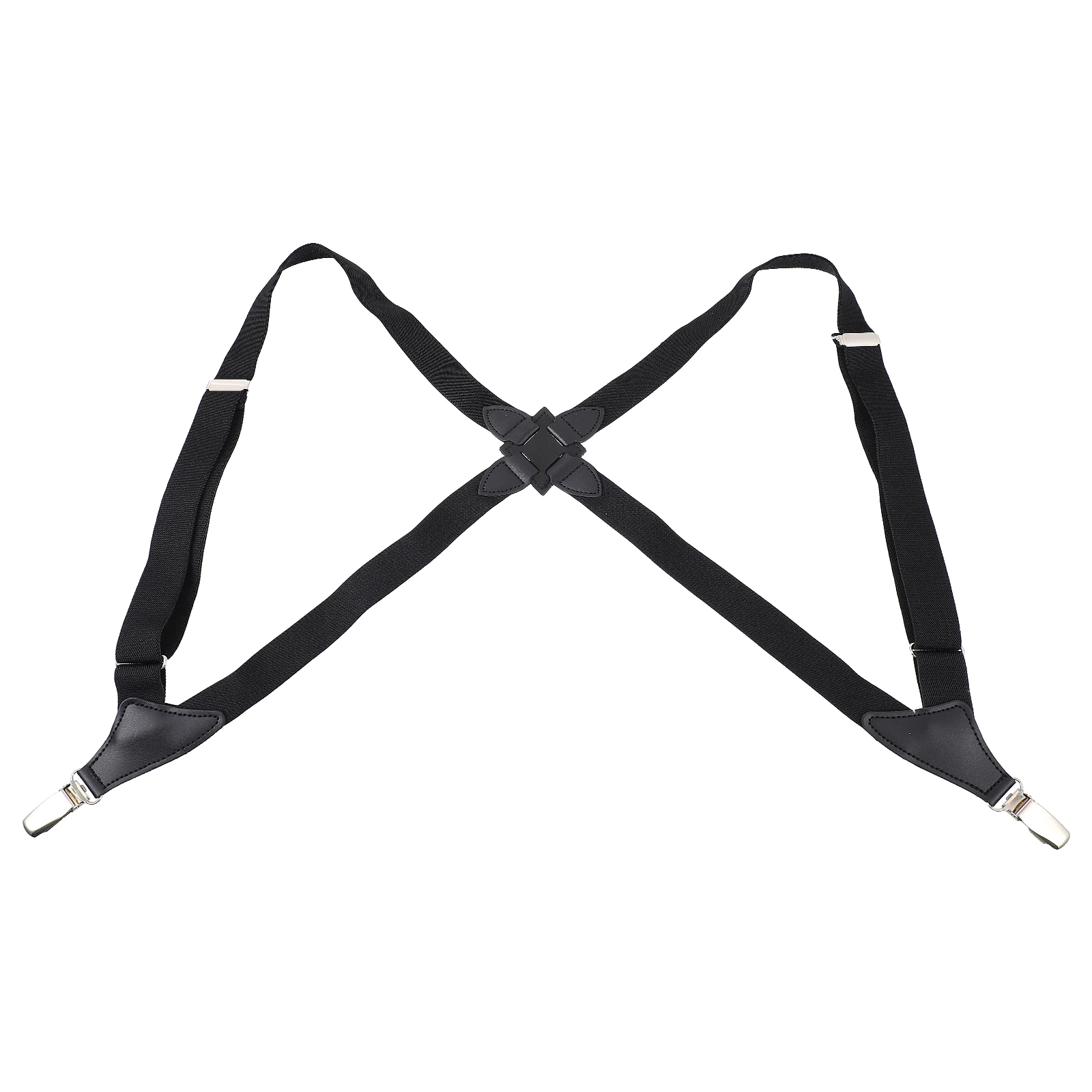 

1pc -On Adjustable Elastic Trouser Straps For Men Women Unisex Suspender Durable Comfortable Great Clamp Suitable