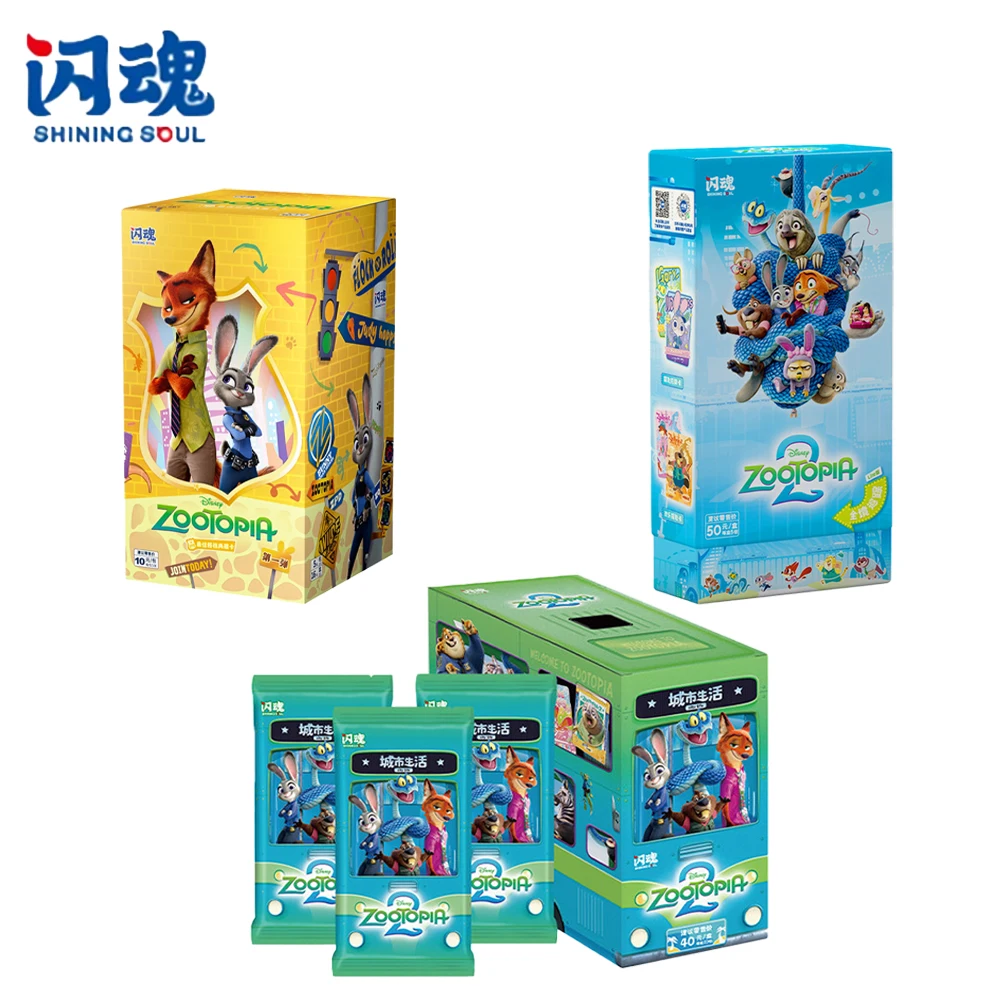 

Genuine New Disney Zootopia Card Collector's Edition Volume 1 Blind Box Collectible Card Gift Collectible Cards Toy