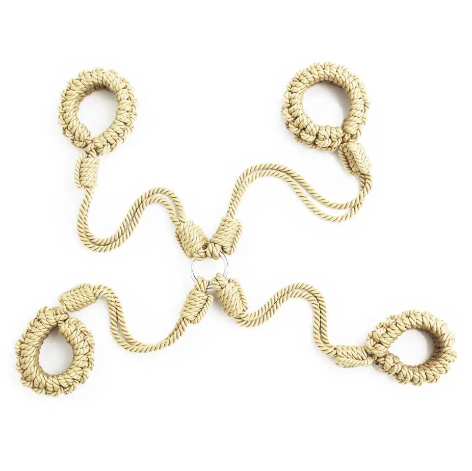 djusted HandCuffs Ankle Cuff BDSM Bondage Set SM Adult Sex Games Slave Restraint Sex Toys For Couples Women Men Erotic Toy S2654