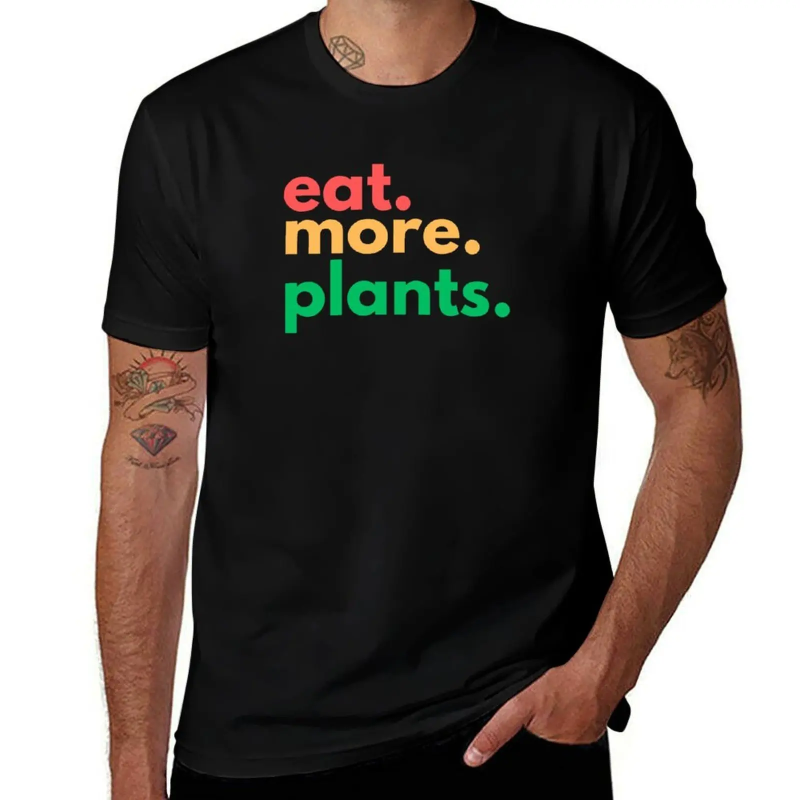 

Eat More Plants T-Shirt basketball graphic tees korean fashion for a boy mens graphic t-shirts big and tall