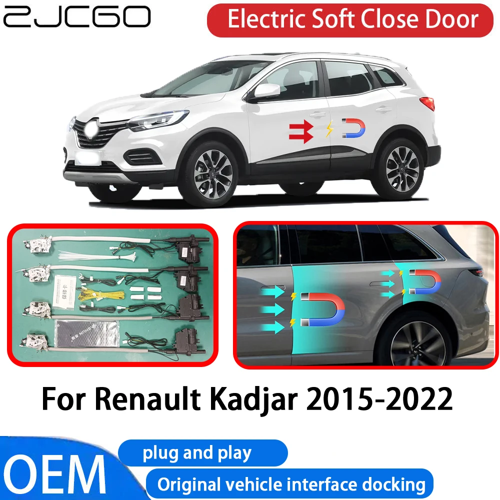 

for Renault Kadjar 2015-2022 Car Automatic Electric Soft Close Door Closer System OEM Plug and Play Comfort Closing