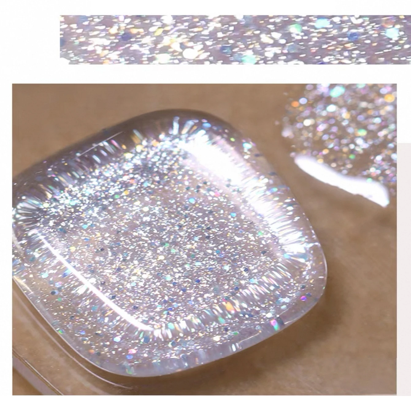 1/9 Uds. Suministros para uñas, esmalte de uñas en gel de diamante triturado brillante, colorido, blanqueador, helado para decoración de uñas y verano para mujeres