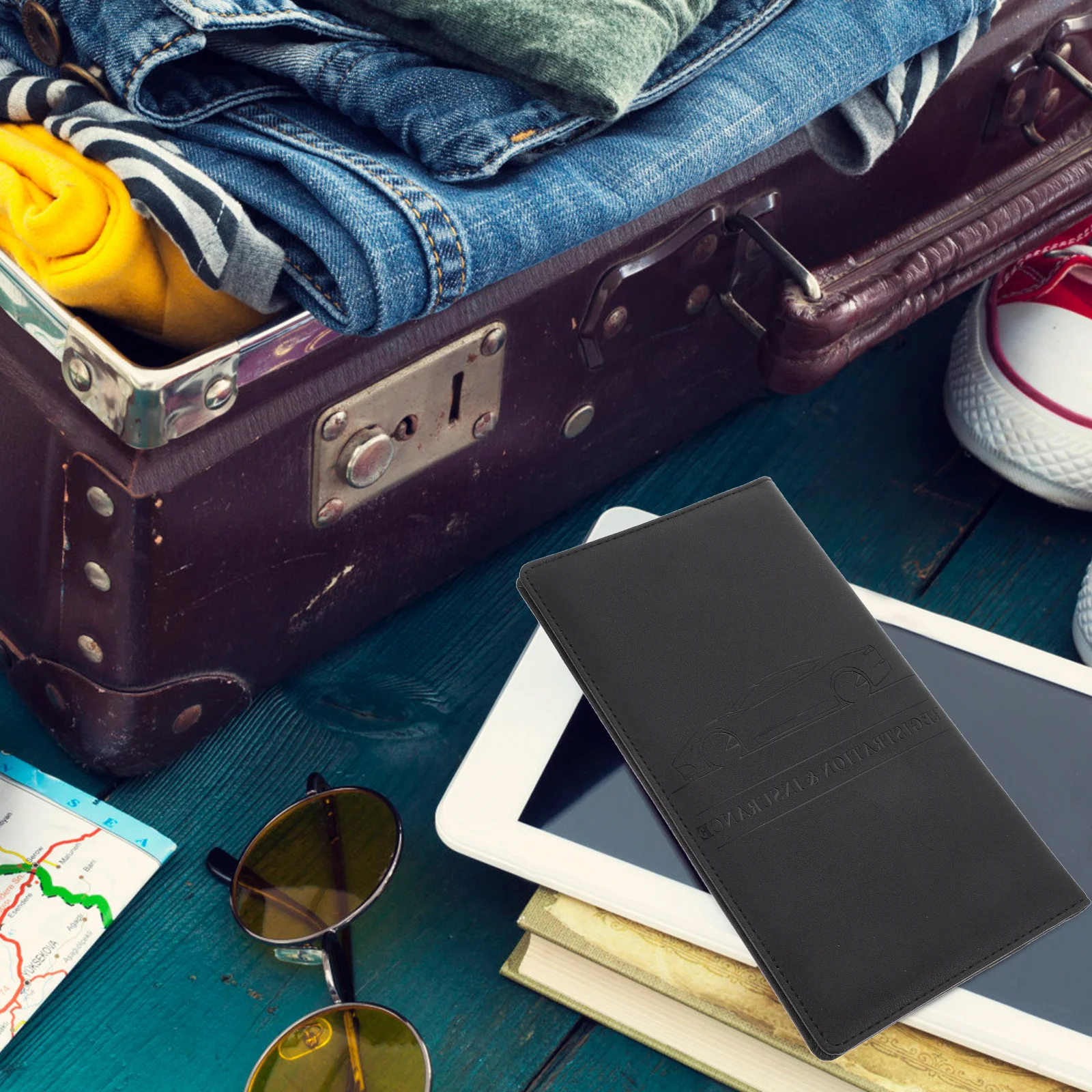 

PU Cards Pack Practical Storage Bag Business Trip Office Id Credit Card Holder Cards Pack Storage Bag Credit Sleeve